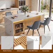 Hawsaiy 5 Piece Dining Table Set for 4, 63