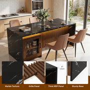 Hawsaiy 5 Piece Dining Table Set for 4, 63