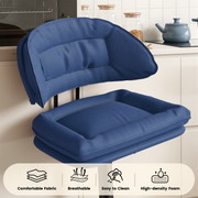 Hawsaiy Adjustable Ergonomic Design Barstools with Double-Layer Upholstered Set of 2/4 for Kitchen Island