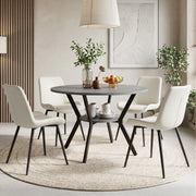 Hawsaiy Dining Table Set for 4, 42.1