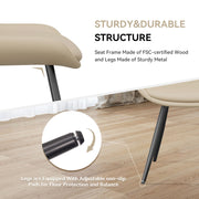 Hawsaiy Modern Faux Leather Dining Chair Set of 2/4/6 with Sturdy Metal Frame