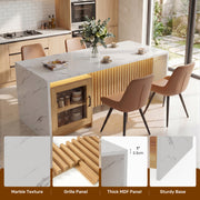 Hawsaiy 5 Piece Dining Table Set for 4, 63