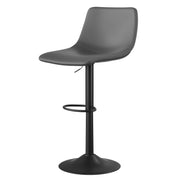 Nalupatio Bar Stools Set of 2/4, Adjustable Bar Stools with Back, Modern PU Leather Swivel Height Adjustable Stool Chair for Home Kitchen Island