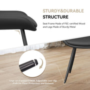 Hawsaiy Modern Faux Leather Dining Chair Set of 2/4/6 with Sturdy Metal Frame