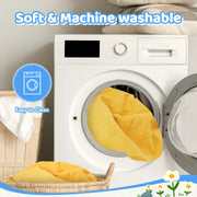 Hawsaiy Kids Sofas Modular 4PCS Sponge Armless Reclining Sofa with Removable Cover