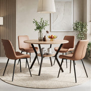 Hawsaiy Dining Table Set for 4, 42.1