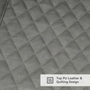 Nalupatio Dining Chairs Set of 2 Modern Upholstered Dining Table Chairs with High Back Ergonomic Leather Dining Room Chairs for Kitchen Living Room Dark Brown