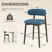 Hawsaiy Counter Height Bar Stools Set of 2, 26