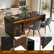 Hawsaiy 5 Piece Dining Table Set for 4, 63