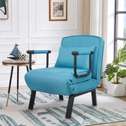 Hawsaiy Convertible Sleeper Leisure Recliner, Adjustable Lounge Chair, Arm Chair, and Sofa Bed