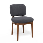 Hawsaiy Wooden Dining Chairs Set of 2/4/6, Boucle Upholstered Dining Room Chairs with Solid Wood Legs, Mid Century Modern Kitchen Chairs, Farmhouse Side Chairs with Back for Dining Room