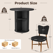 Hawsaiy 3-Piece Dining Table Set for 2, 31.5