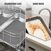 Hawsaiy Chafing Dishes for Buffet 4 Pack, 9QT Full Size Rectangular Chafing Dish Buffet Set, Stainless Steel Chafers and Buffet Warmers Set, Food Warmers for Parties, Weddings, Banquets, Catering Events