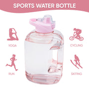 Hawsaiy 87oz Plastic Water Bottles with Flip Top Leak Proof Lid for Gym、Outdoor Sports