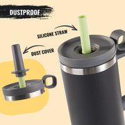 Hawsaiy 32/40 oz Stainless Steel Tumbler with Handle, Double Wall Vacuum Insulated for Fitness, Office, Car