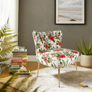 Hawsaiy Modern Velvet Accent Chair with Metal Legs