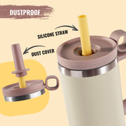 Hawsaiy 32/40 oz Stainless Steel Tumbler with Handle, Double Wall Vacuum Insulated for Fitness, Office, Car