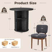 Hawsaiy 3-Piece Dining Table Set for 2, 31.5