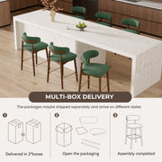 Hawsaiy Counter Height Bar Stools Set of 2, 26