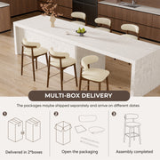 Hawsaiy Counter Height Bar Stools Set of 2, 26