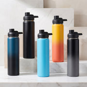 Hawsaiy 24 oz Insulated Stainless Steel Water Bottle with Handle, Leak-Proof Lid & Wide Mouth, Double Wall Vacuum, BPA Free, Keeps Cold & Hot