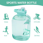 Hawsaiy 87oz Plastic Water Bottles with Flip Top Leak Proof Lid for Gym、Outdoor Sports