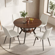 Hawsaiy Dining Table Set for 4, 42.1