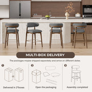 Hawsaiy Counter Height Bar Stools Set of 2, 26