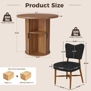 Hawsaiy 3-Piece Dining Table Set for 2, 31.5