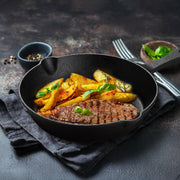 Hawsaiy 3 pcs Cast Iron Skillet Set, Pre-Seasoned Frying Pans with Single Handle, 6