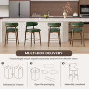 Hawsaiy Counter Height Bar Stools Set of 2, 26