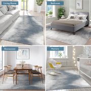 Hawsaiy Modern Area Rug  Persian Patterned Washable for Living Room