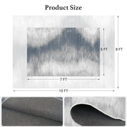 Hawsaiy Modern Area Rug  Persian Patterned Washable for Living Room