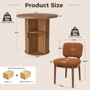 Hawsaiy 3-Piece Dining Table Set for 2, 31.5
