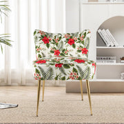 Hawsaiy Modern Velvet Accent Chair with Metal Legs