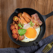 Hawsaiy 3 pcs Cast Iron Skillet Set, Pre-Seasoned Frying Pans with Single Handle, 6