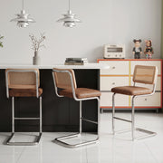 Hawsaiy Rattan Bar Stools Set of 2, 26