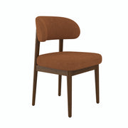 Hawsaiy Dining Chairs Set of 2/4/6, Upholstered Kitchen & Dining Room Chairs with Solid Wood Frame, Curved Back Side Chairs