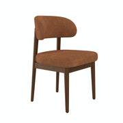 Hawsaiy Dining Chairs Set of 2/4/6, Upholstered Kitchen & Dining Room Chairs with Solid Wood Frame, Curved Back Side Chairs