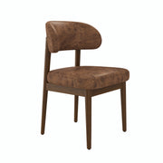 Hawsaiy Dining Chairs Set of 2/4/6, Upholstered Kitchen & Dining Room Chairs with Solid Wood Frame, Curved Back Side Chairs