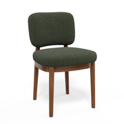 Hawsaiy Wooden Dining Chairs Set of 2/4/6, Boucle Upholstered Dining Room Chairs with Solid Wood Legs, Mid Century Modern Kitchen Chairs, Farmhouse Side Chairs with Back for Dining Room