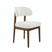 Hawsaiy Dining Chairs Set of 2/4/6, Upholstered Kitchen & Dining Room Chairs with Solid Wood Frame, Curved Back Side Chairs