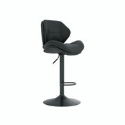 Hawsaiy Swivel Bar Stools Set of 2/4, Adjustable Height Faux Leather Bar Stools with Back, Double-Layer Upholstered Counter Height Bar Chairs for Kitchen Island