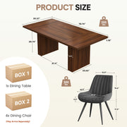 Hawsaiy Dining Table Set for 4, 78