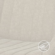 Hawsaiy Mid Century Modern Faux Leather Dining Chair Set of 2/4 with Upholstered Seat and Metal Legs