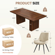Hawsaiy Dining Table Set for 4, 78