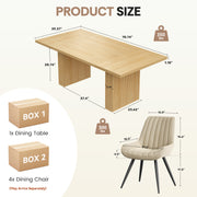 Hawsaiy Dining Table Set for 4, 78