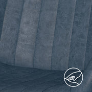 Hawsaiy Mid Century Modern Faux Leather Dining Chair Set of 2/4 with Upholstered Seat and Metal Legs