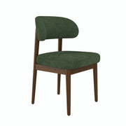 Hawsaiy Dining Chairs Set of 2/4/6, Upholstered Kitchen & Dining Room Chairs with Solid Wood Frame, Curved Back Side Chairs