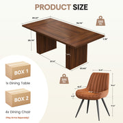 Hawsaiy Dining Table Set for 4, 78